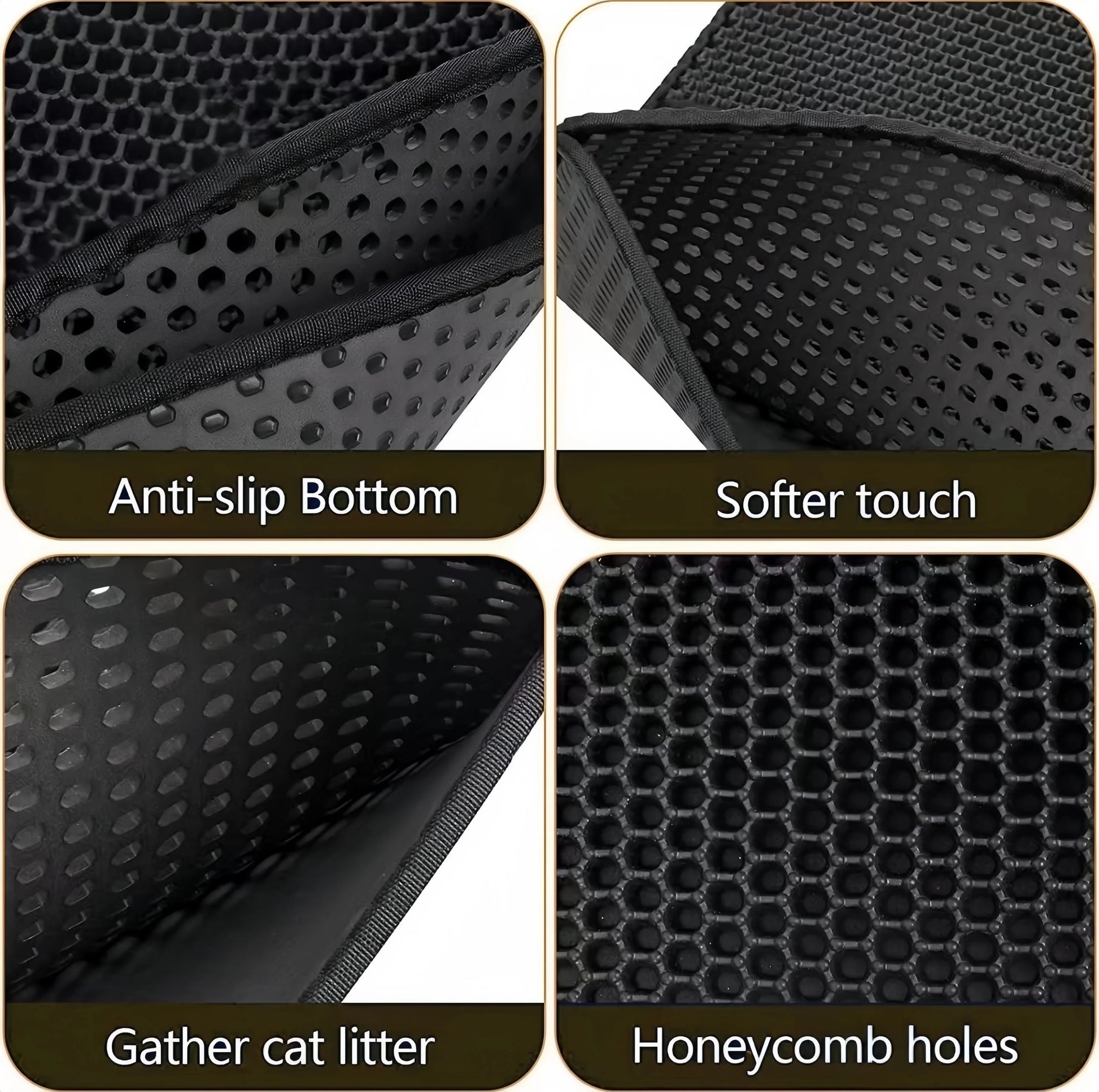 Eva Double Layer Waterproof Cat Litter Pet Litter Box Mat Pet Toilet Cat Mat Nonslip Sand Cat Washable Mat Pet Clean Supplie